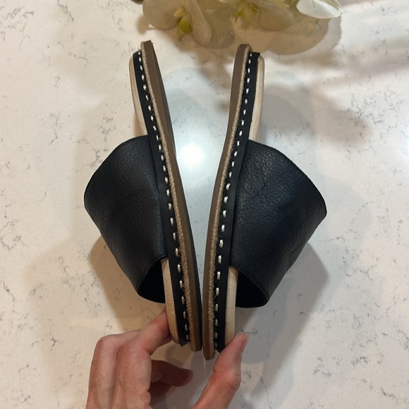 Splendid Leather Calipso Studded Slide Sandals Size 6 - Picture 12 of 14